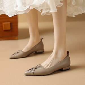 CHIKO Bethany Pointy Toe Block Heels Pumps Shoes