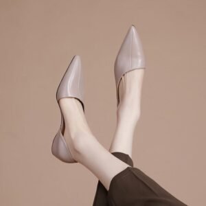 CHIKO Ila Pointy Toe Block Heels Pumps Shoes
