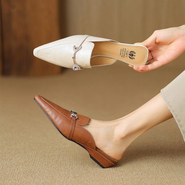 CHIKO Ellis Pointy Toe Wedge Clogs/Mules Shoes - Image 2