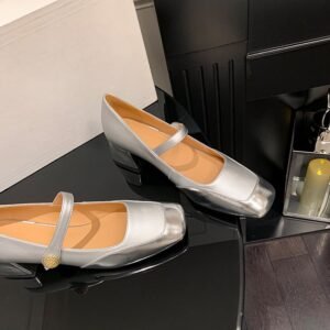 CHIKO Galilea Square Toe Block Heels Mary Jane Shoes