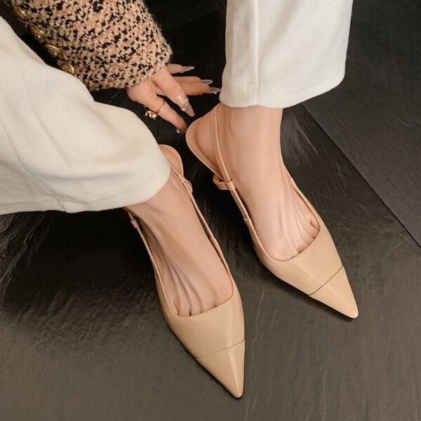 CHIKO Sloan Pointy Toe Stiletto Slingback Shoes - Image 2