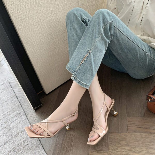 CHIKO Jenna Open Toe Stiletto Heeled Sandals - Image 2