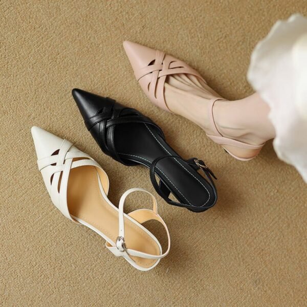 CHIKO Gloria Pointy Toe Kitten Heels Pumps Shoes