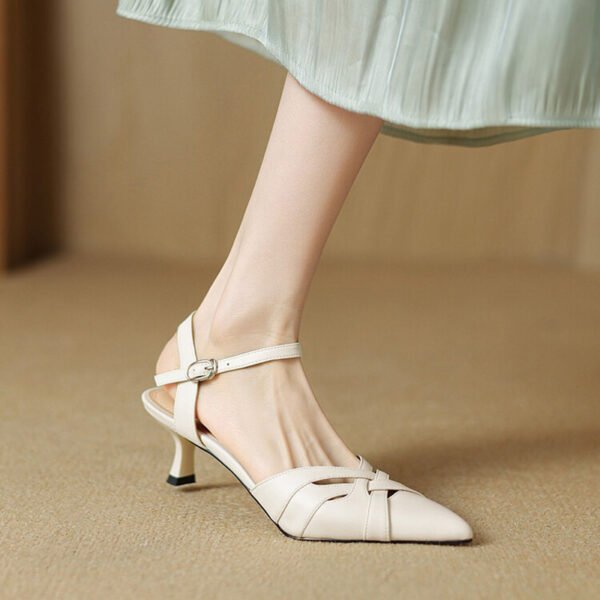 CHIKO Gloria Pointy Toe Kitten Heels Pumps Shoes - Image 2