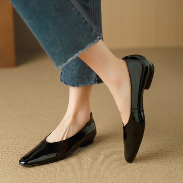 CHIKO Karsyn Pointy Toe Block Heels Pumps Shoes - Image 2