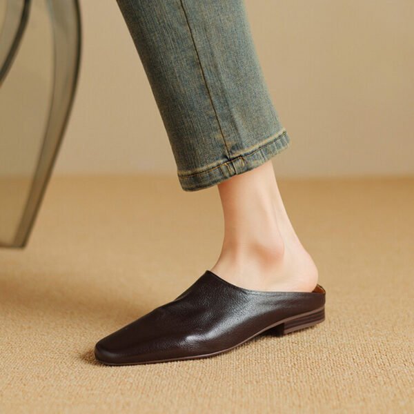 CHIKO Kelsey Square Toe Block Heels Clogs/Mules Shoes - Image 2