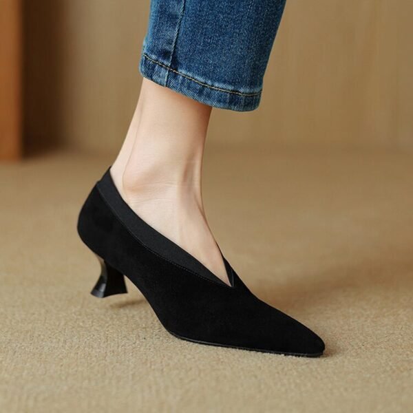 CHIKO Zahra Pointy Toe Kitten Heels Pumps Shoes