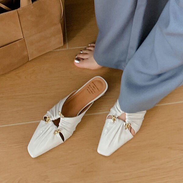 CHIKO Sasha Square Toe Block Heels Clogs/Mules Shoes - Image 2