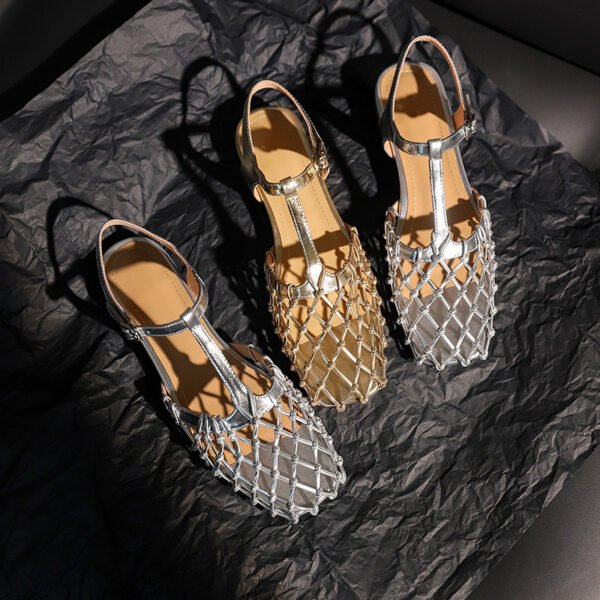 CHIKO Emberly Square Toe Block Heels Flats Sandals - Image 2