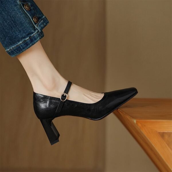 CHIKO Scarlette Square Toe Chunky Heels Mary Jane Shoes - Image 2