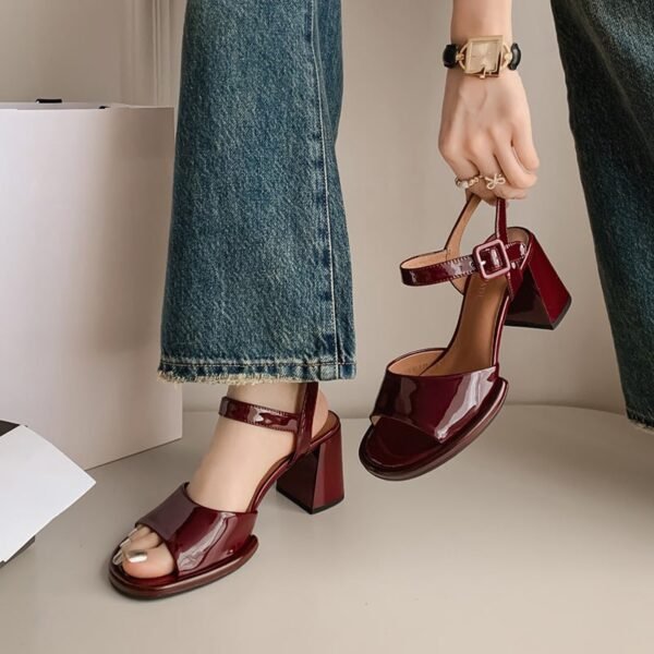 CHIKO Keily Open Toe Block Heels Heeled Sandals
