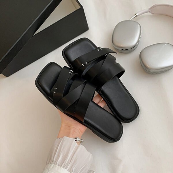 CHIKO Princess Open Toe Block Heels Slides Sandals - Image 2