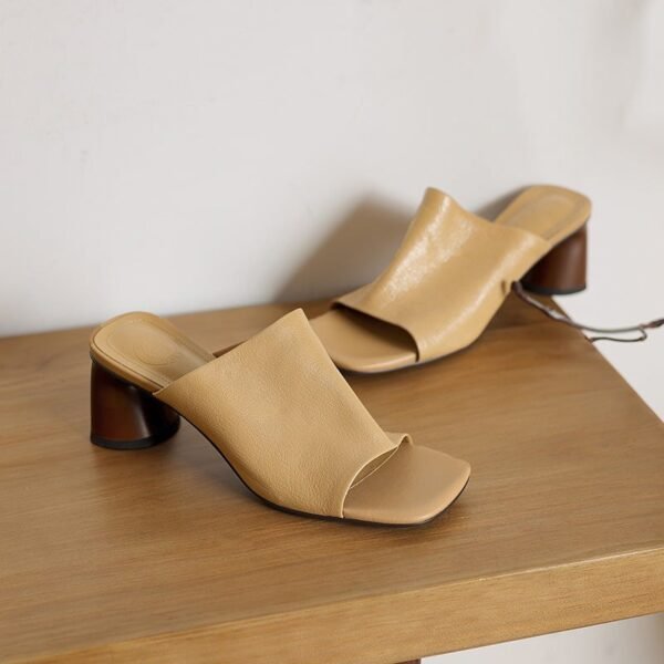 CHIKO Vida Open Toe Block Heels Slides Sandals - Image 2