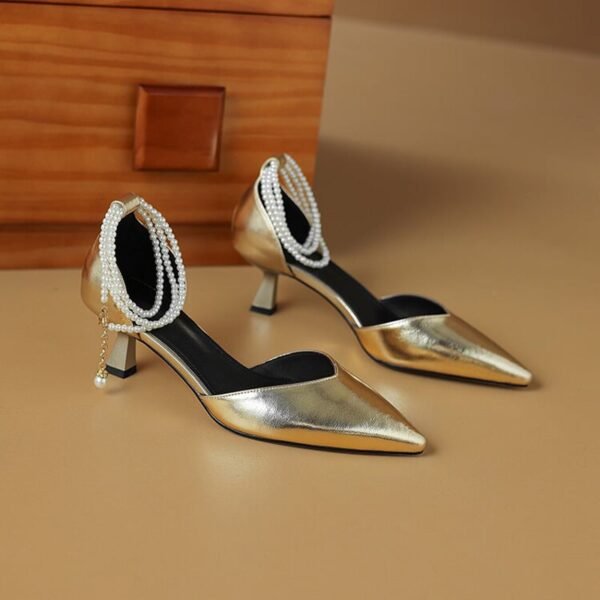 CHIKO Elisabeth Pointy Toe Kitten Heels Pumps Shoes