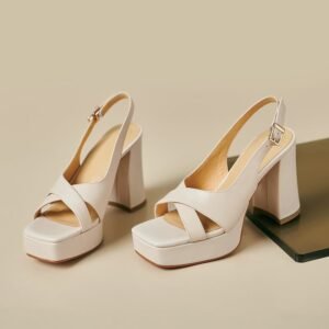 CHIKO India Open Toe Block Heels Heeled Sandals
