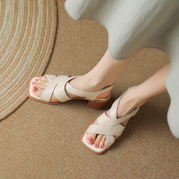 CHIKO Georgina Open Toe Block Heels Heeled Sandals - Image 2