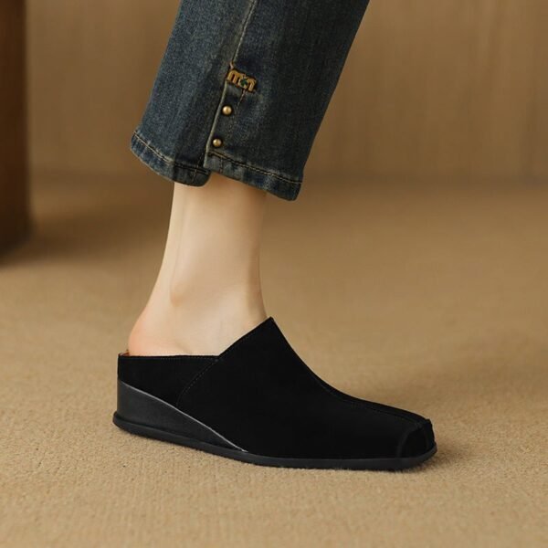 CHIKO Isam Square Toe Wedge Clogs/Mules Shoes