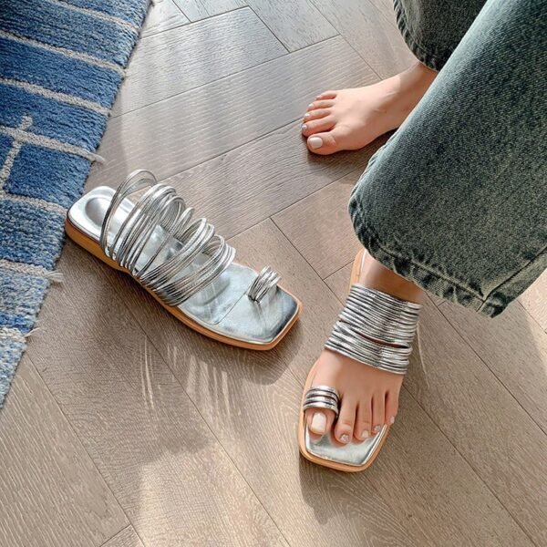 CHIKO Ismael Open Toe Block Heels Slides Sandals