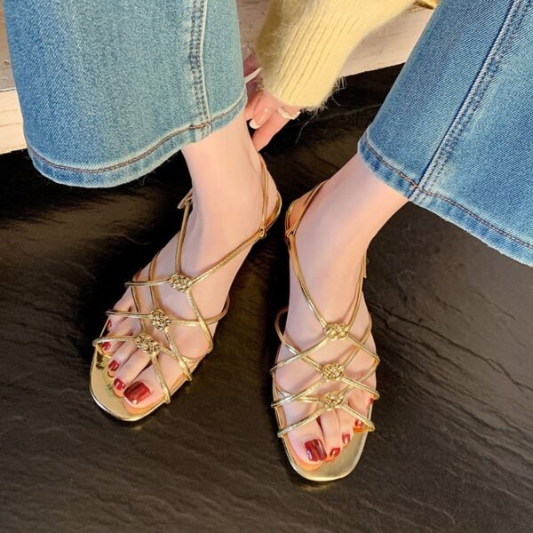 CHIKO Zaria Open Toe Block Heels Flats Sandals - Image 2
