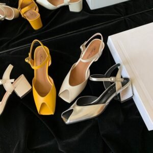 CHIKO Jream Peep Toe Block Heels Heeled Sandals