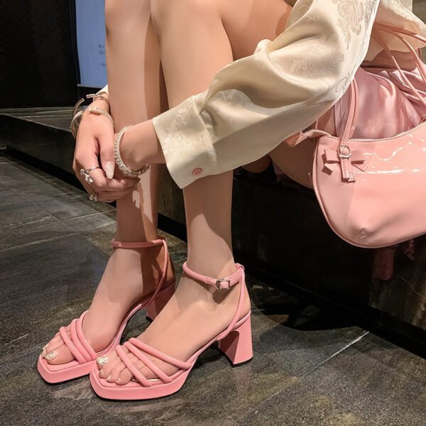 CHIKO Hunter Open Toe Block Heels Platforms Sandals - Image 2