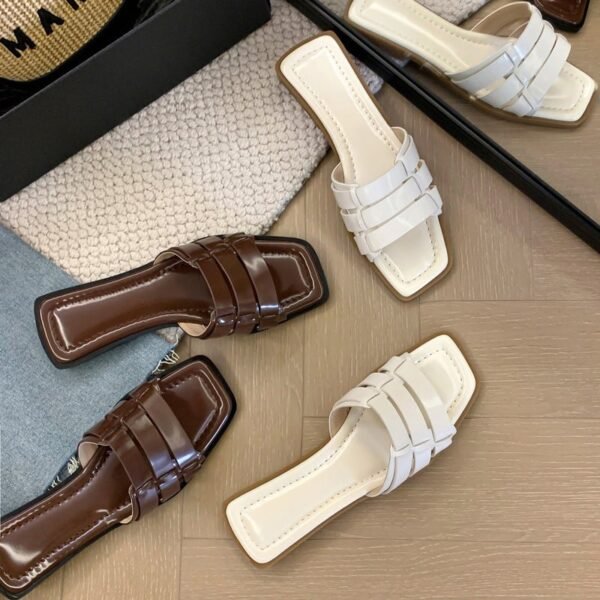 CHIKO Jolie Open Toe Block Heels Slides Sandals - Image 2