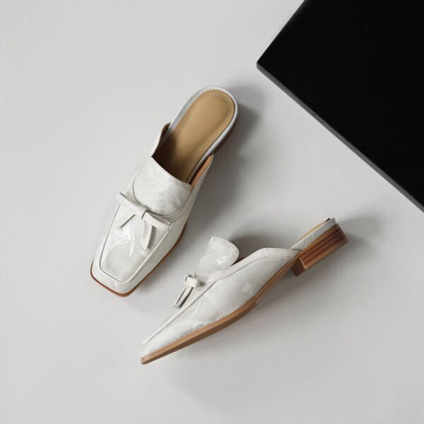 CHIKO Arlette Square Toe Block Heels Clogs/Mules Shoes - Image 2