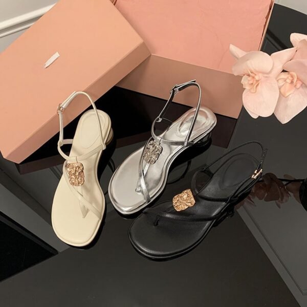 CHIKO Aspyn Open Toe Block Heels Flats Sandals - Image 2