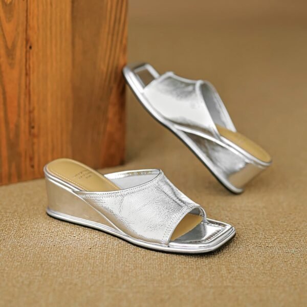 CHIKO Anika Open Toe Wedge Slides Sandals