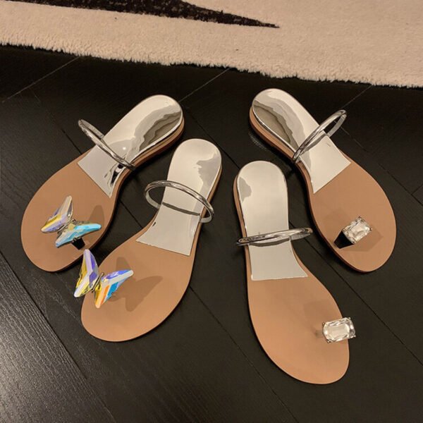 CHIKO Lilianna Open Toe Wedge Slides Sandals - Image 2