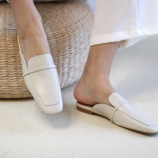 CHIKO Karimah Square Toe Block Heels Clogs/Mules Shoes