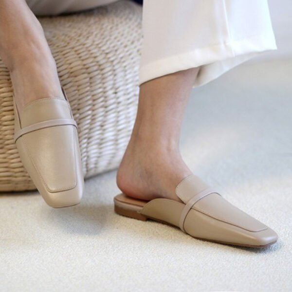 CHIKO Karimah Square Toe Block Heels Clogs/Mules Shoes - Image 2