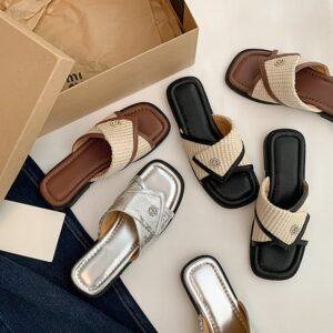 CHIKO Kally Open Toe Block Heels Slides Sandals