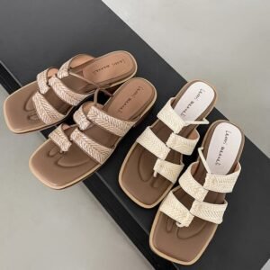 CHIKO Kaylah Open Toe Block Heels Slides Sandals