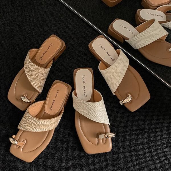 CHIKO Kaly Open Toe Block Heels Slides Sandals