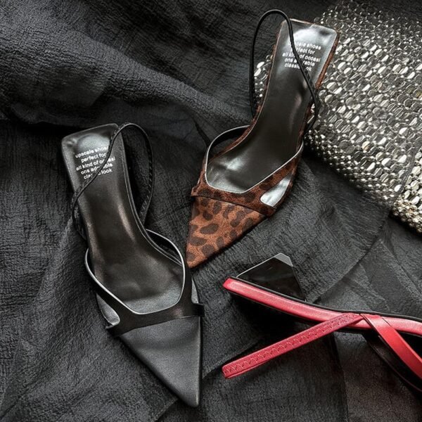CHIKO Kareema Pointy Toe Kitten Heels Heeled Sandals