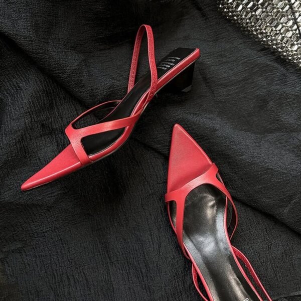 CHIKO Kareema Pointy Toe Kitten Heels Heeled Sandals - Image 2
