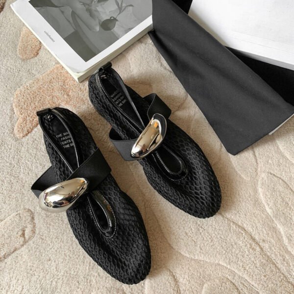 CHIKO Hadlee Round Toe Block Heels Mary Jane Flats - Image 2