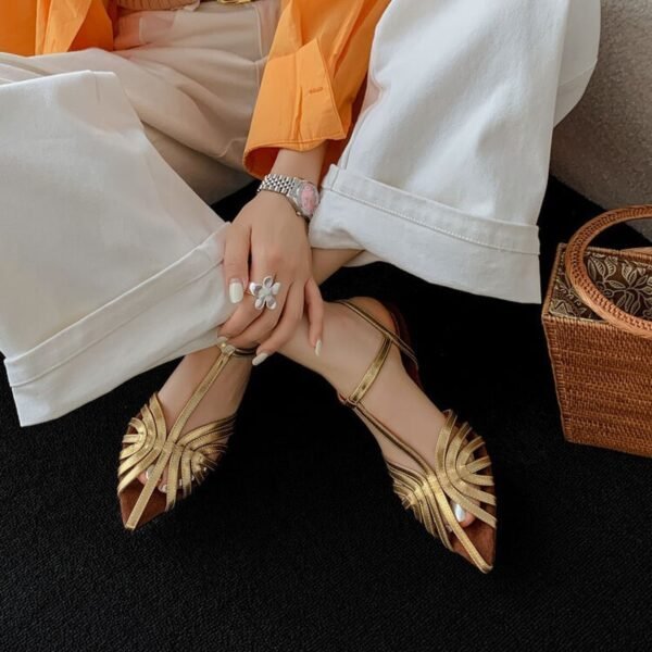 CHIKO Kalila Pointy Toe Kitten Heels Heeled Sandals