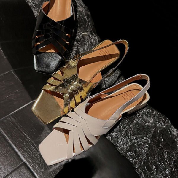 CHIKO Giuliana Open Toe Block Heels Flats Sandals - Image 2