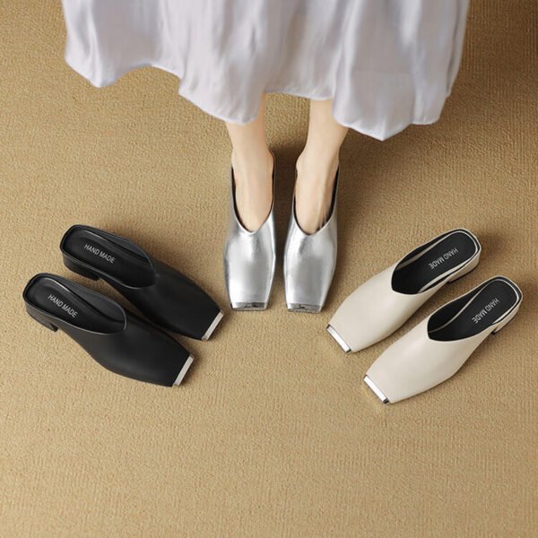 CHIKO Shay Square Toe Block Heels Clogs/Mules Shoes - Image 2