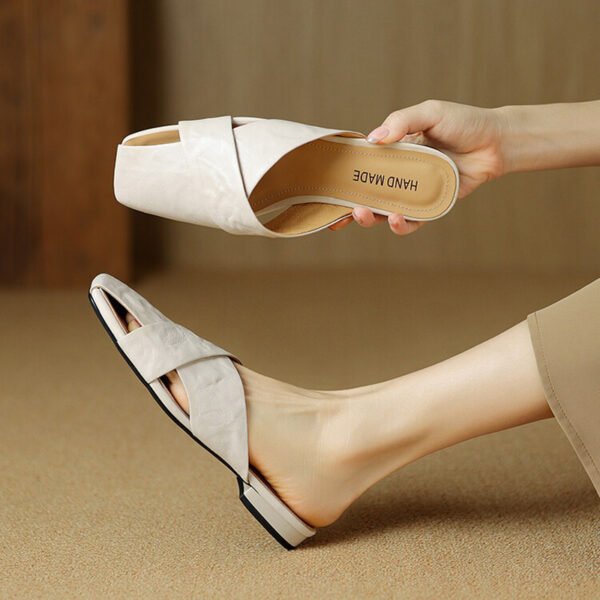 CHIKO Kenia Square Toe Block Heels Clogs/Mules Shoes - Image 2