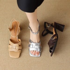 CHIKO Chandler Open Toe Chunky Heels Heeled Sandals
