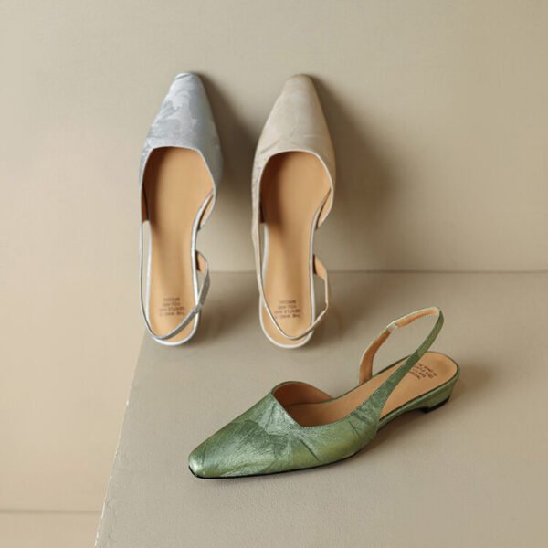 CHIKO Kori Pointy Toe Block Heels Slingback Shoes - Image 2