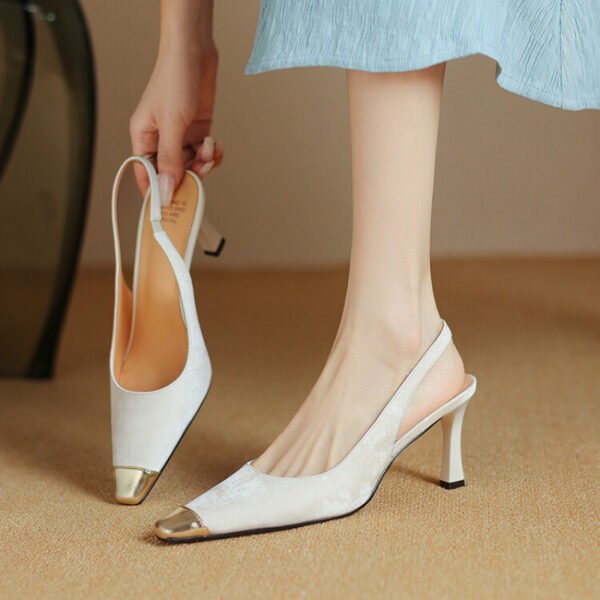 CHIKO Aviana Pointy Toe Stiletto Slingback Shoes - Image 2