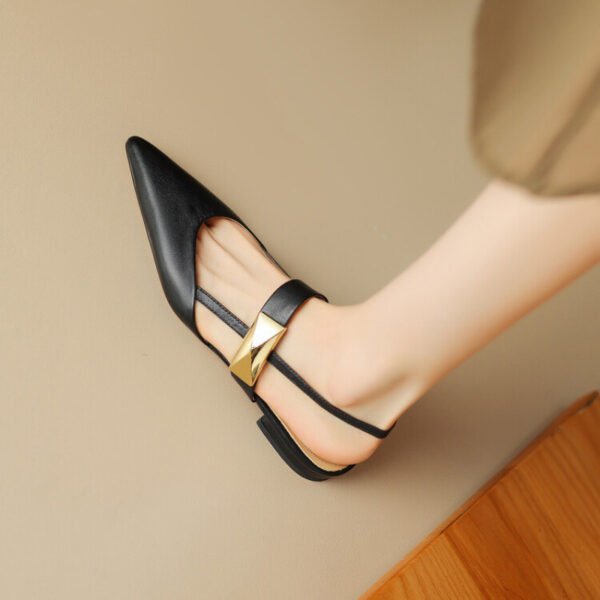 CHIKO Naya Pointy Toe Block Heels Slingback Shoes - Image 2