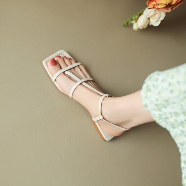 CHIKO Alena Open Toe Block Heels Flats Sandals - Image 2