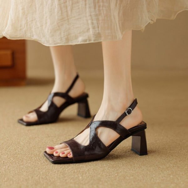 CHIKO Jakeem Open Toe Chunky Heels Heeled Sandals - Image 2