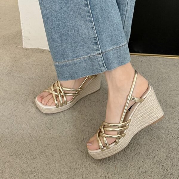 CHIKO Cynthia Open Toe Wedge Wedges Sandals - Image 2