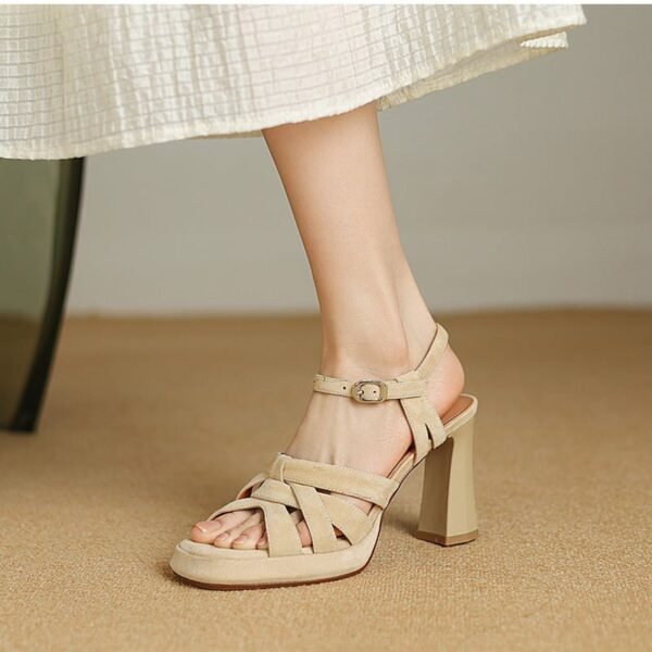 CHIKO Jaylah Open Toe Chunky Heels Heeled Sandals - Image 2